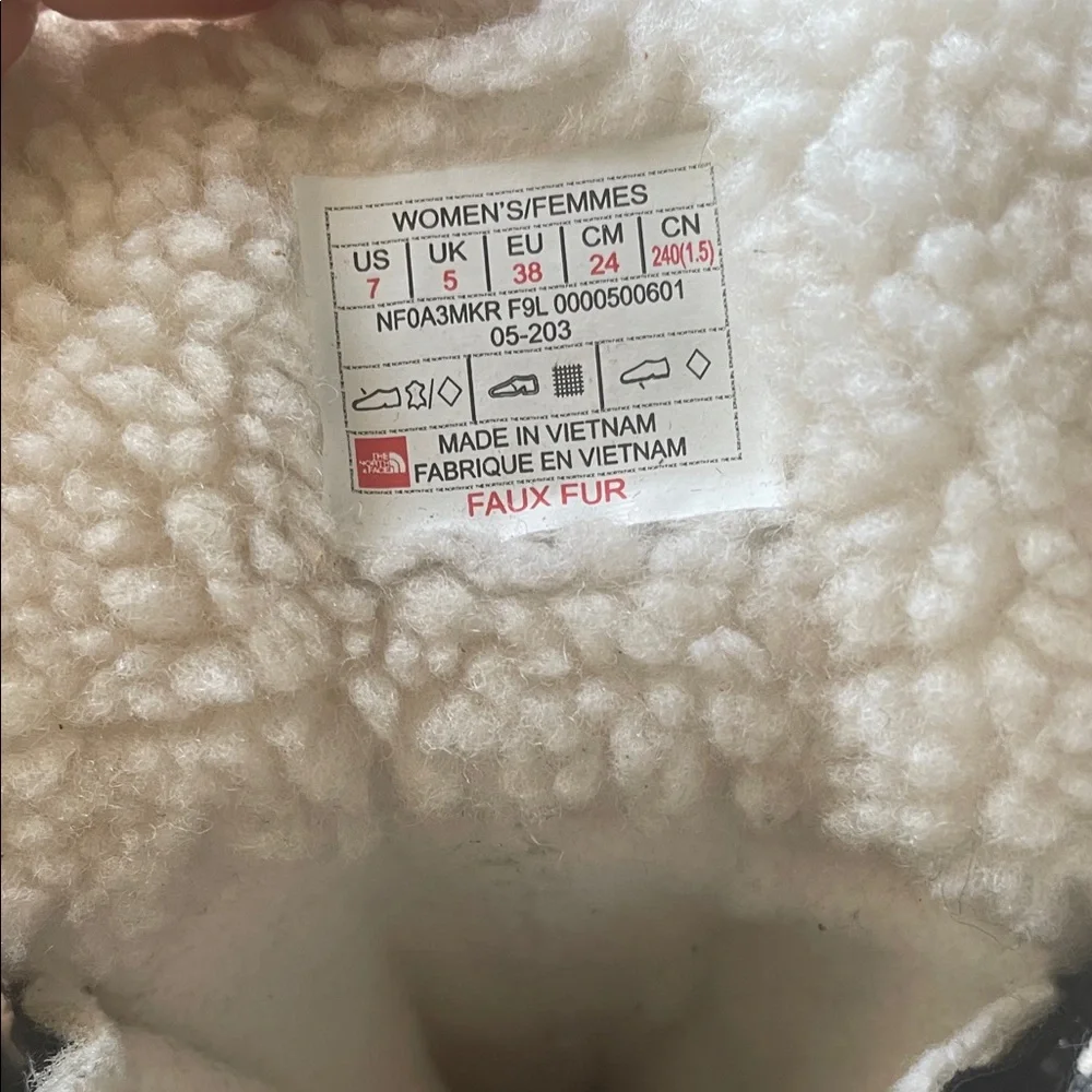 The North Face Black and Gray Winter Boots